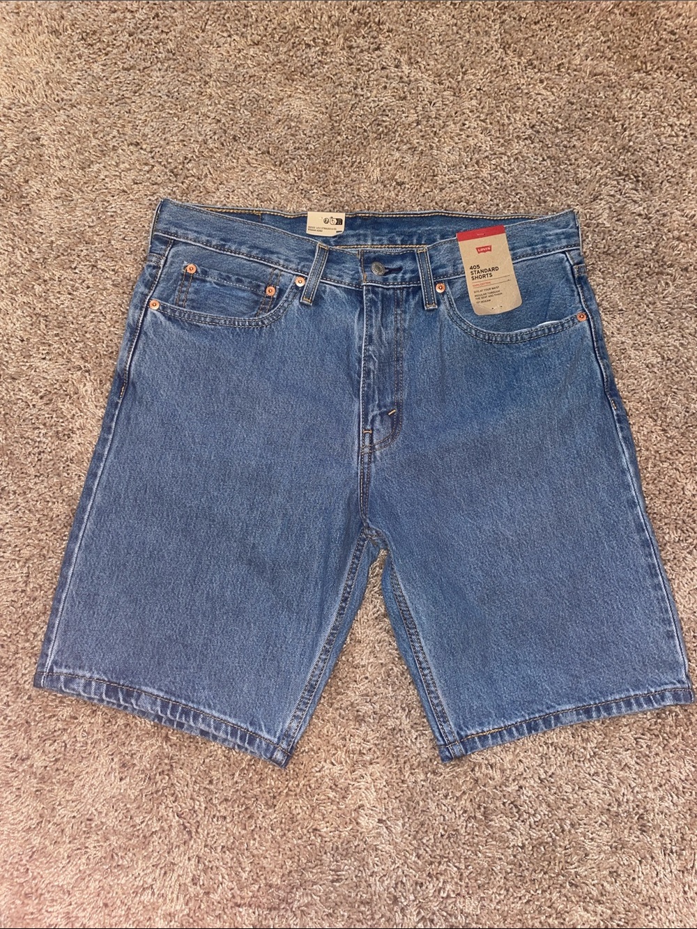 Levi's Men’s Classic Blue Denim Shorts